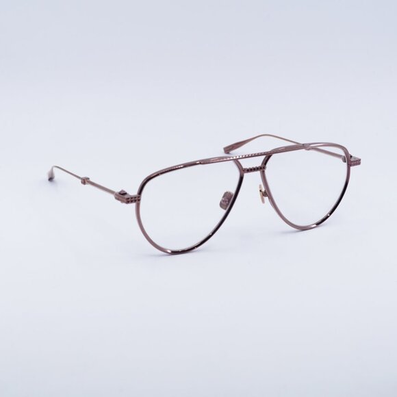 Valentino V-STUD-II VLX-133C Eyeglasses Gold Rose 59mm Aviator Frame - Picture 4 of 10